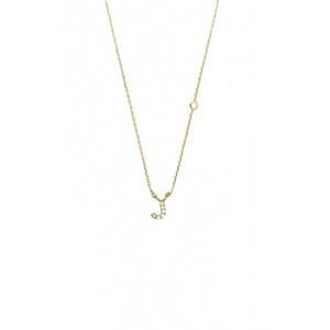 NEW TAI JEWELRY women's initial j necklace in gold